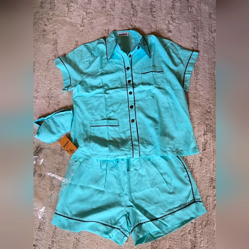 NWT, Patiini, Bamboo Rayon PJ Short Set, Sz. XL